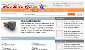 高效赋能 免费下载专业信息网络服务公司网站模板，开启线上新征程